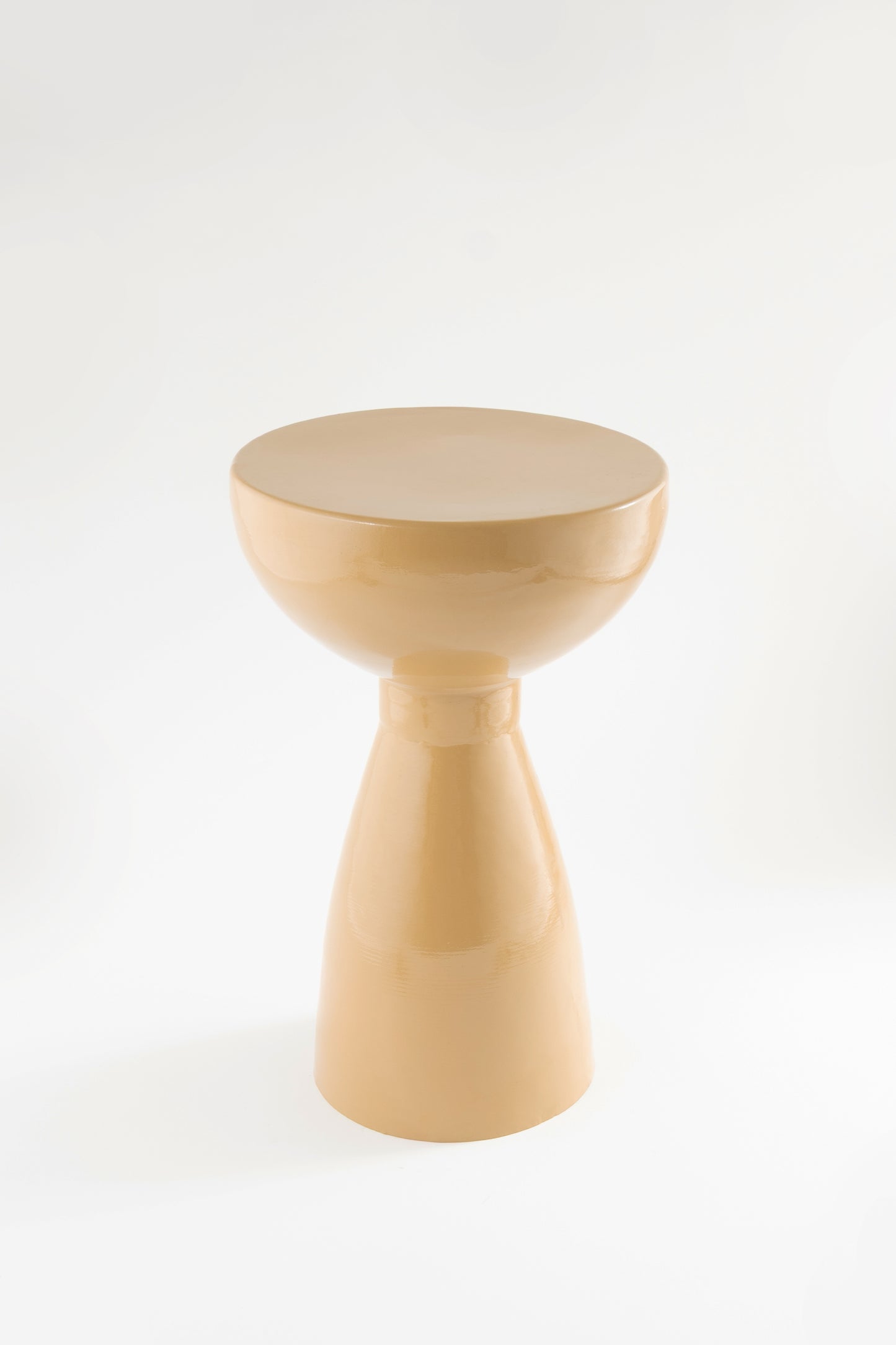 Caramel Mushroom Side Table