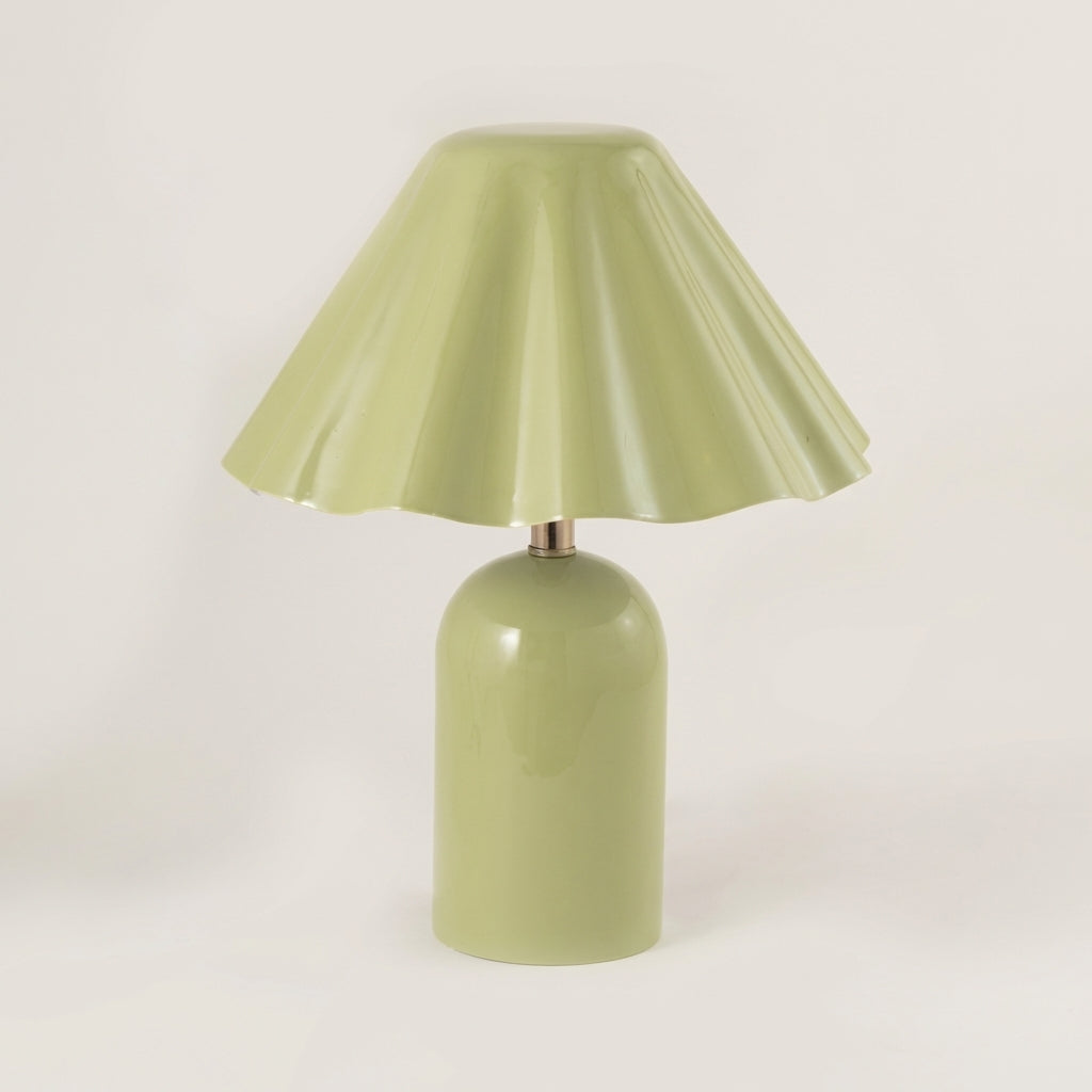 Sage Pleat Table Lamp