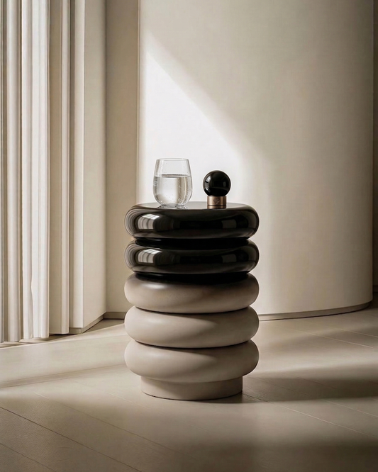 Noir Bicolor Side Table