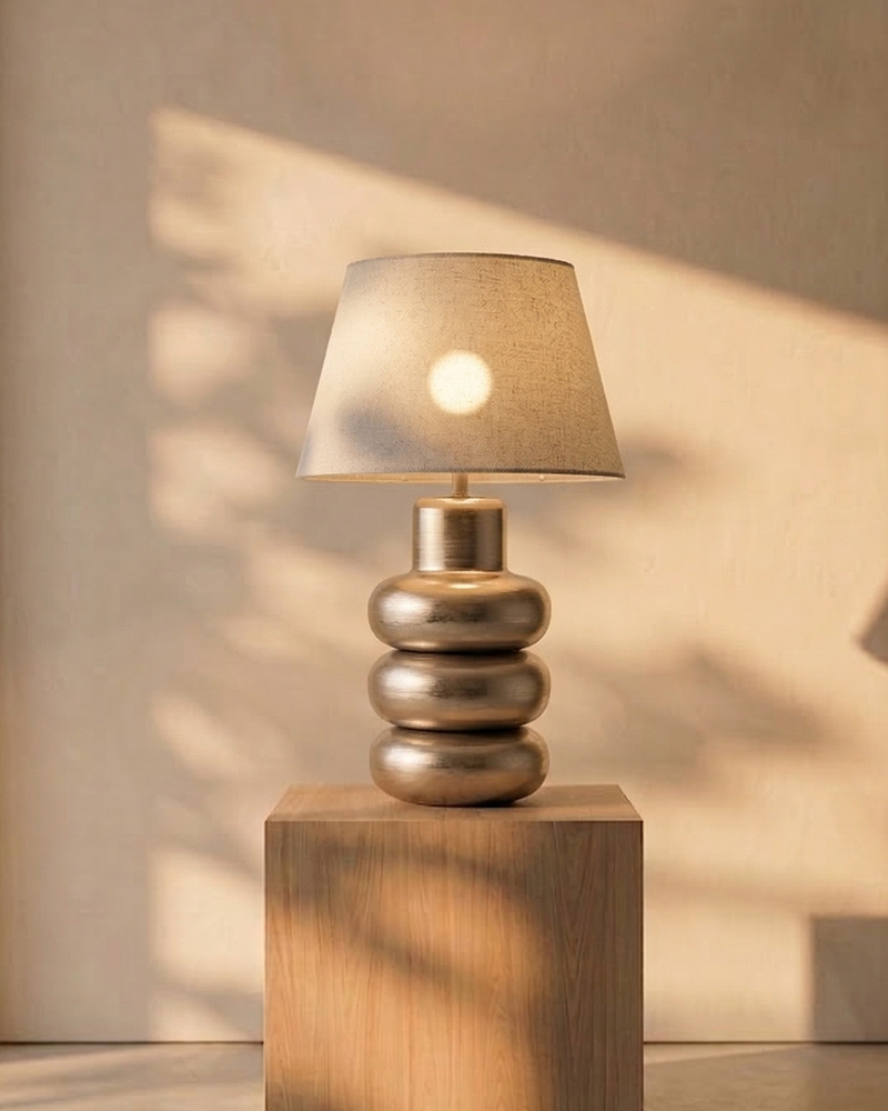 Stone Stack Lamp