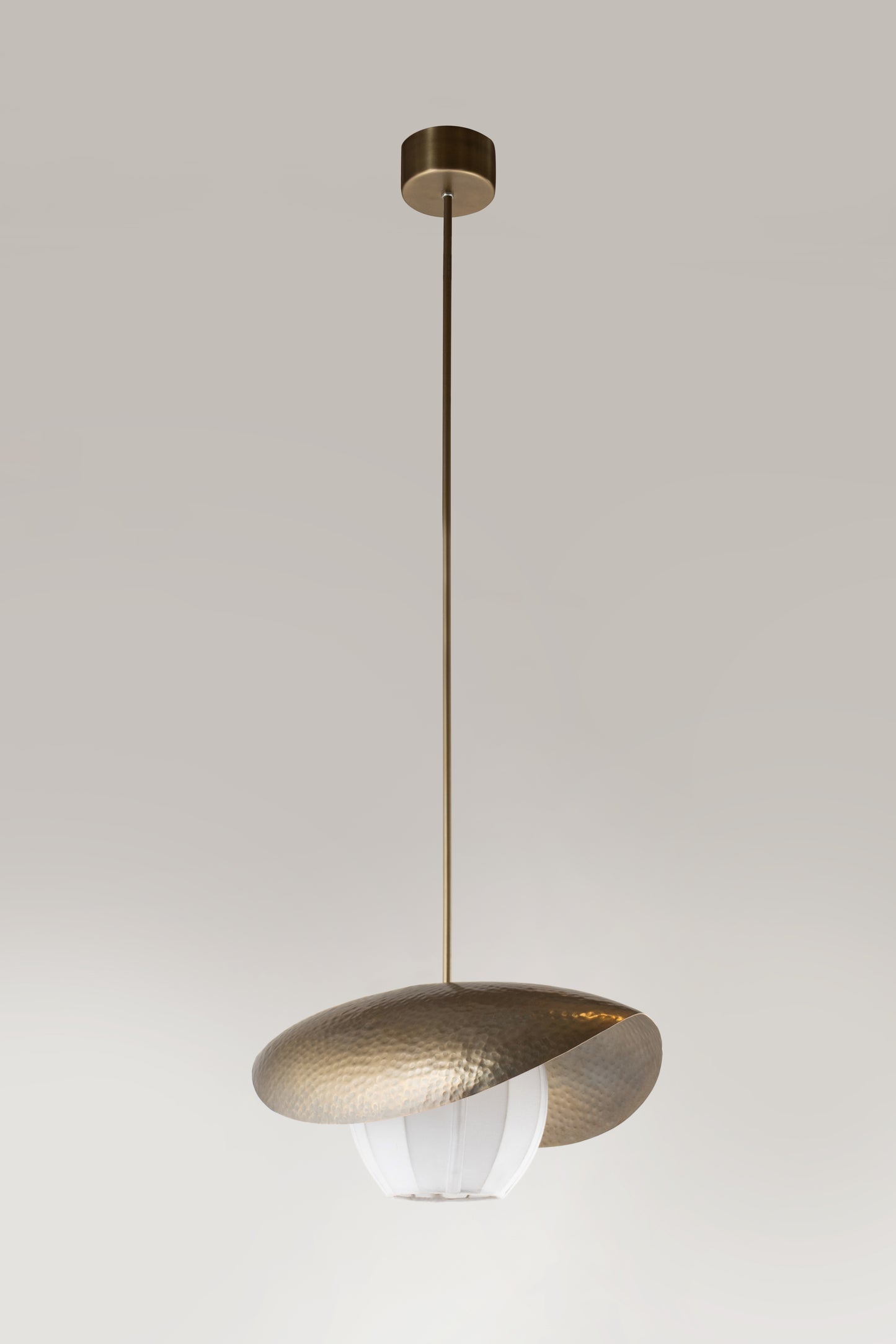 Shell Brass Pendant Light