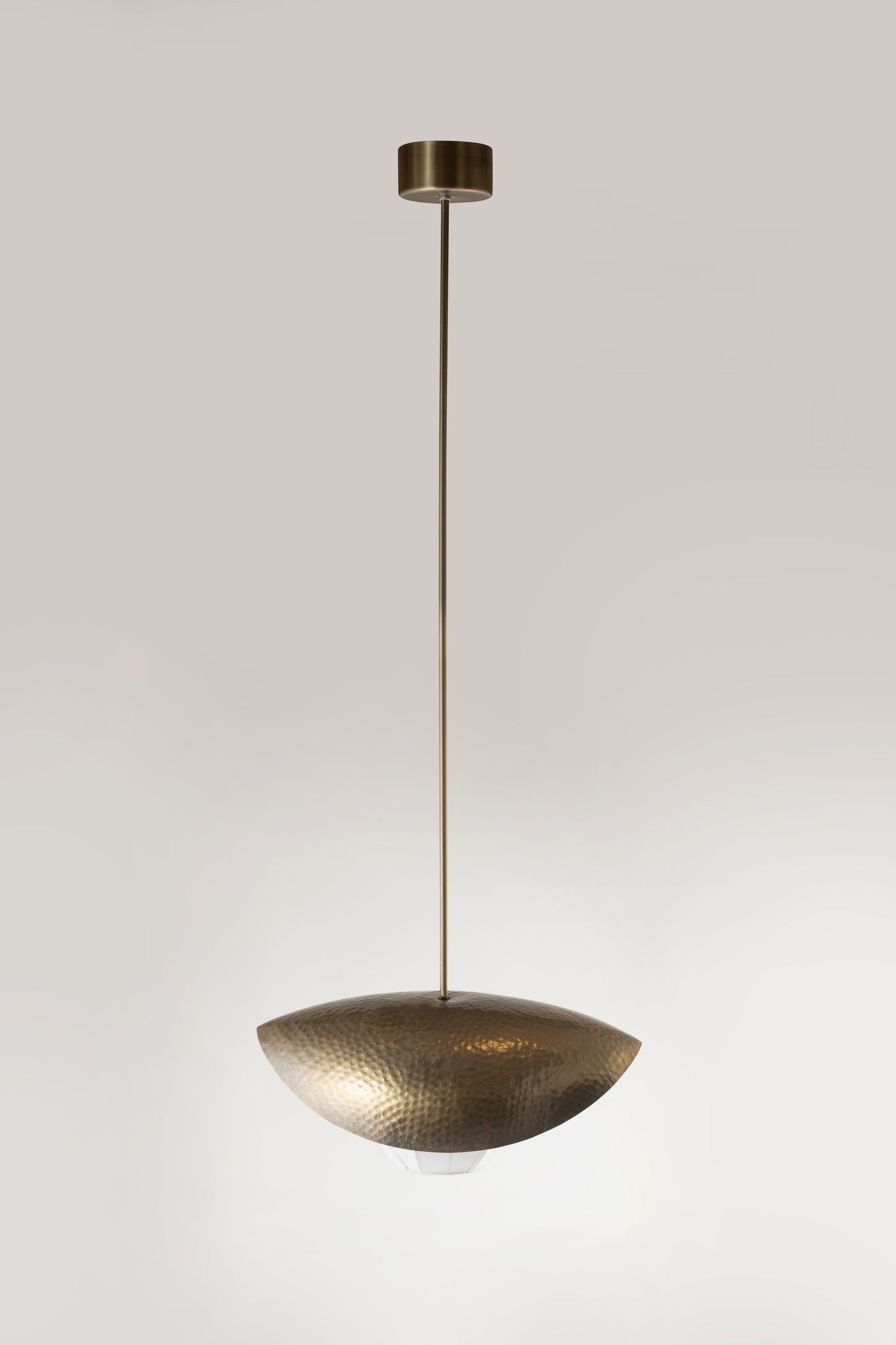 Shell Brass Pendant Light