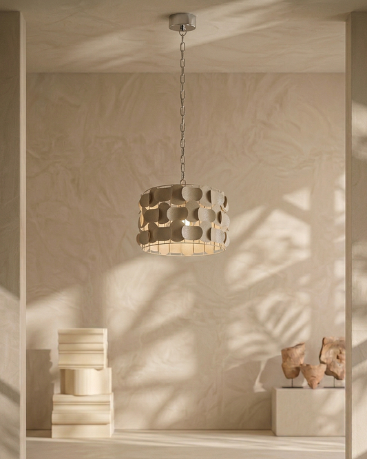 Pebble Drum Chandelier